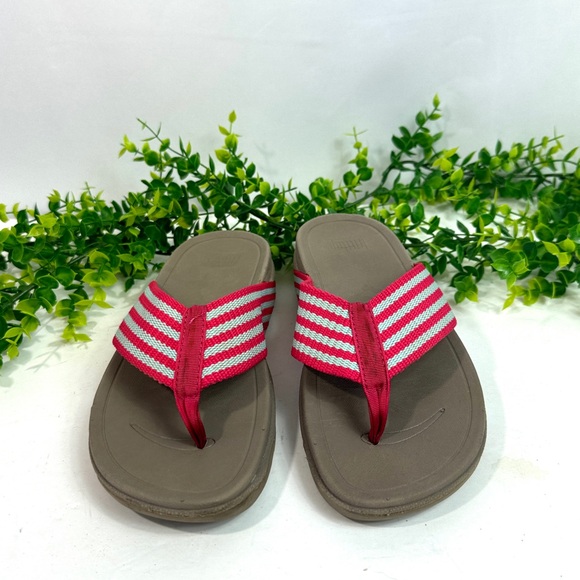 Fitflop Women’s Surfa Slip-On Sandals Pink Size 5 - Picture 2 of 8